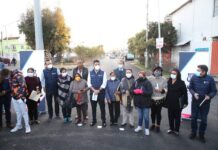 Eduardo Rivera Pérez supervisa los trabajos de relaminación en Bulevar Puebla.