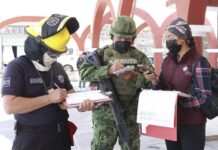 Realizan simulacro de actividad volcánica en Santiago Xalitzintla