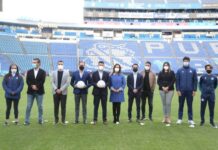 Eduardo Rivera Pérez y el Club Puebla se unen por la infancia, juventud y mujeres del Municipio.