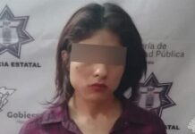 En posesión de aparente droga, Policía Estatal detiene a dos personas en Tepexi