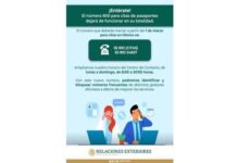 SRE anuncia nuevo número de Centro de Contacto para tramitar pasaportes en Territorio Nacional
