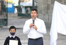 Eduardo Rivera encabeza los festejos por el 491 Aniversario de la Fundación de Puebla.