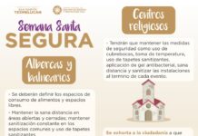 Gobierno Municipal de Texmelucan implementará medidas de seguridad para la Semana Santa.