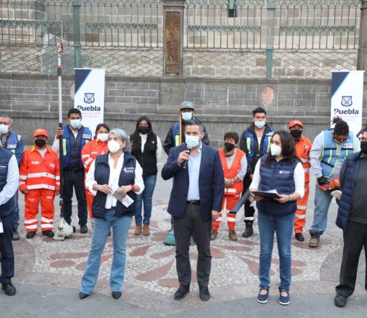 Servicios públicos, limpia, turismo y cultura de Puebla Capital se alistan para la semana santa.