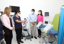 Eduardo Rivera dignifica el área de ginecología y lactancia del DIF Municipal.