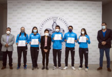 Entrega Rectora Lilia Cedillo becas a estudiantes que participarán en la Universiada Nacional 2022