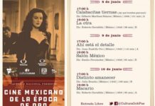 Programa Cultura proyección de películas de la Época de Oro