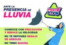 Ayuntamiento de Puebla exhorta a automovilistas a extremar precauciones ante lluvias.