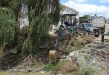 Comité de lluvias del Ayuntamiento de Puebla efectúa acciones para prevenir inundaciones.