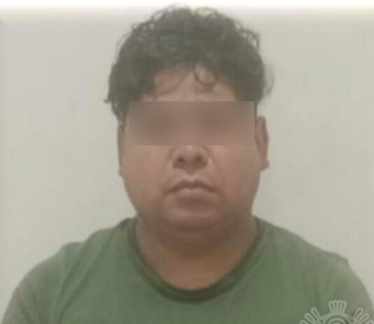 En Coronango, Policía Estatal detiene a dos personas en posesión de aparente droga