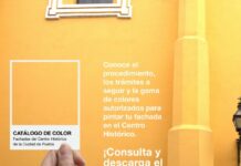 Centro Histórico de Puebla estrena catalogo de color especializado para fachadas.