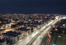 Rehabilita gobierno estatal alumbrado del Periférico Ecológico, mejorará movilidad y seguridad: MBH