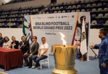 Inaugura INPODE Gran Prix Mundial de Futbol IBSA Puebla 2022