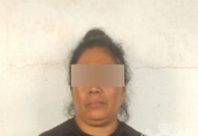 Detiene Policía Estatal a una mujer en posesión de aparente droga