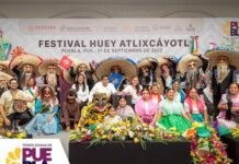 Preserva Gobierno de Puebla cultura indígena; MBH recibe a Convite de Huey Atlixcáyotl