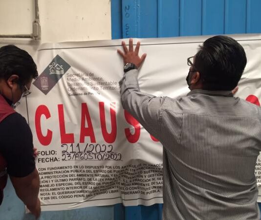 Ejecuta Medio Ambiente 13 clausuras a empresas en la cuenca del Atoyac