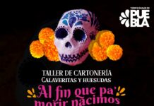Ofrecerá Cultura talleres de catrinas, arte huichol y cartonería