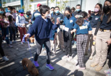 Con caminata perruna, BUAP promueve la salud de las personas y el vínculo con sus mascotas.