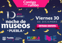 Ayuntamiento de Puebla invita a participar en la última Noche de Museos del 2022