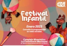 Anuncia Cultura Festival Infantil en La Constancia Mexicana.