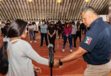 Jessica “Jag” Aguilar imparte curso de defensa a mujeres cholultecas