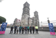 Ayuntamiento de Puebla pone en marcha mantenimiento a la Catedral.