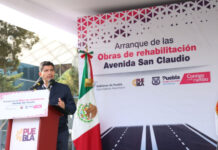 Ayuntamiento de Puebla va por rehabilitación vial de Avenida San Claudio.