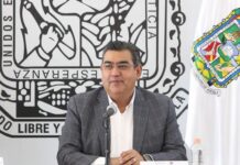 Puebla, sede del convenio nacional 2023 del fondo de aportación para seguridad: Sergio Salomón