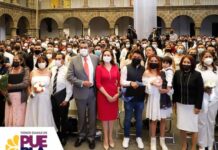 Con celebración de matrimonios gratuitos, Gobierno de Puebla otorga certeza jurídica a parejas