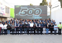 Se cumplen 500 días de trabajo de Eduardo Rivera