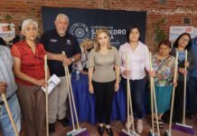 Arrancan programa “Barremos Chula mi Cholula”, junto a vecinos de la Magdalena.