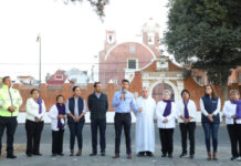 Ayuntamiento de Puebla rescata imagen del Templo de San Antonio y fachadas de barrios.