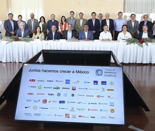 Destaca Sergio Salomón bondades de Puebla ante el Consejo de Empresas Globales