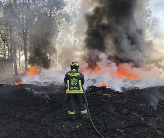 Extinguido incendio forestal en Zacatlán.