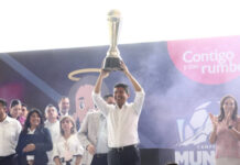 El Trofeo del Campeonato Mundial del Futbol 7 comienza gira en Puebla.