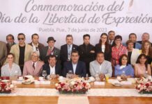 Garantiza Sergio Salomón respeto y seguridad para el ejercicio del periodismo en Puebla