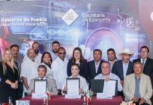 Impulsa gobierno de Sergio Salomón comercialización de productos poblanos de EE.UU.