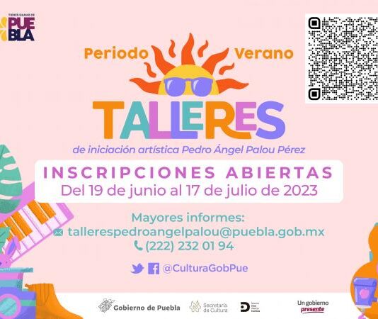 Cultura inicia inscripciones para talleres artísticos de verano