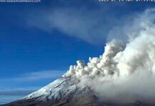 El semáforo de alerta volcánica continúa en Amarillo Fase 2