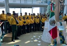 México envía segundo contingente de combatientes de incendios forestales a Canadá