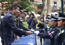 Se suman 46 nuevos policías en Puebla Capital.