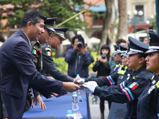 Se suman 46 nuevos policías en Puebla Capital.