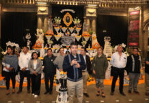 Se inaugura el tercer corredor metropolitano de ofrendas.