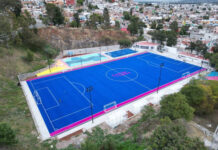 Xonaca estrena la rehabilitación de la unidad deportiva Francisco Gonzáles Gatica.