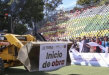 Ponen en marcha la construcción de la cancha de usos múltiples, pista de atletismo y cerca perimetral del CENHCH.