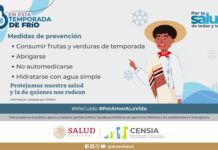Secretaría de Salud mantiene vigilancia epidemiológica en el país por temporada invernal