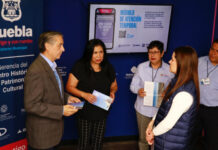 Ayuntamiento de Puebla y Centro INAH inician regulación de anuncios y toldos en CH.