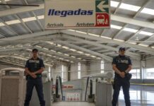 Refuerza Policía Auxiliar vigilancia en Central de Autobuses de Puebla