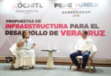 Xóchitl Gálvez afirmó que su proyecto contempla la segunda etapa del Puerto de Veracruz.