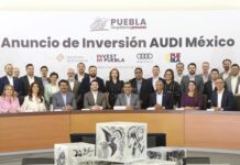 Anuncian Gobierno de Puebla y Audi inversión por más de mil millones de euros en electromovilidad